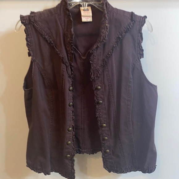 Old Glory Tops Vintage Chocolate Brown Vest Poshmark